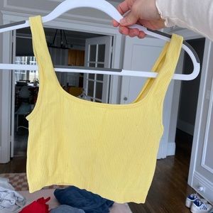 Yellow tank top